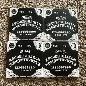 Ouija board coasters